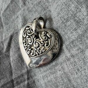 Lia Sophia Silver Heart Necklace